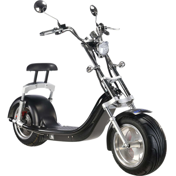 MotoTec Knockout 60v 2500w Lithium Electric Scooter Black