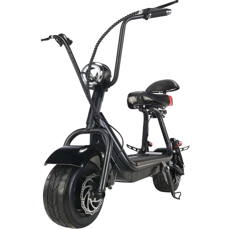 MotoTec Mini Fat Tire 48v 500w Electric Scooter Black