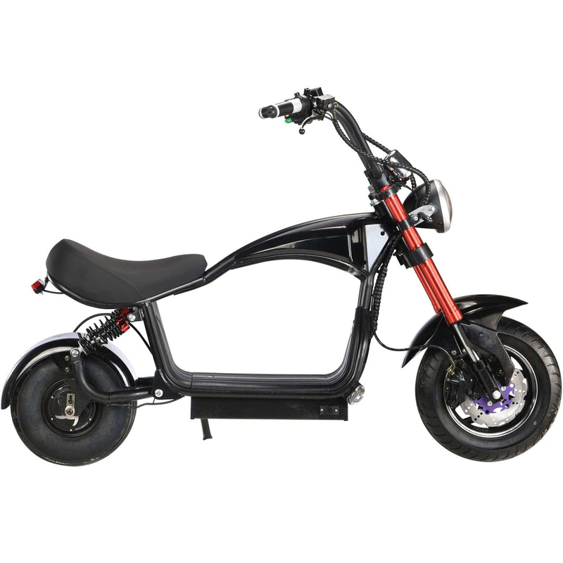 MotoTec Mini Lowboy 48v 800w Lithium Scooter Black