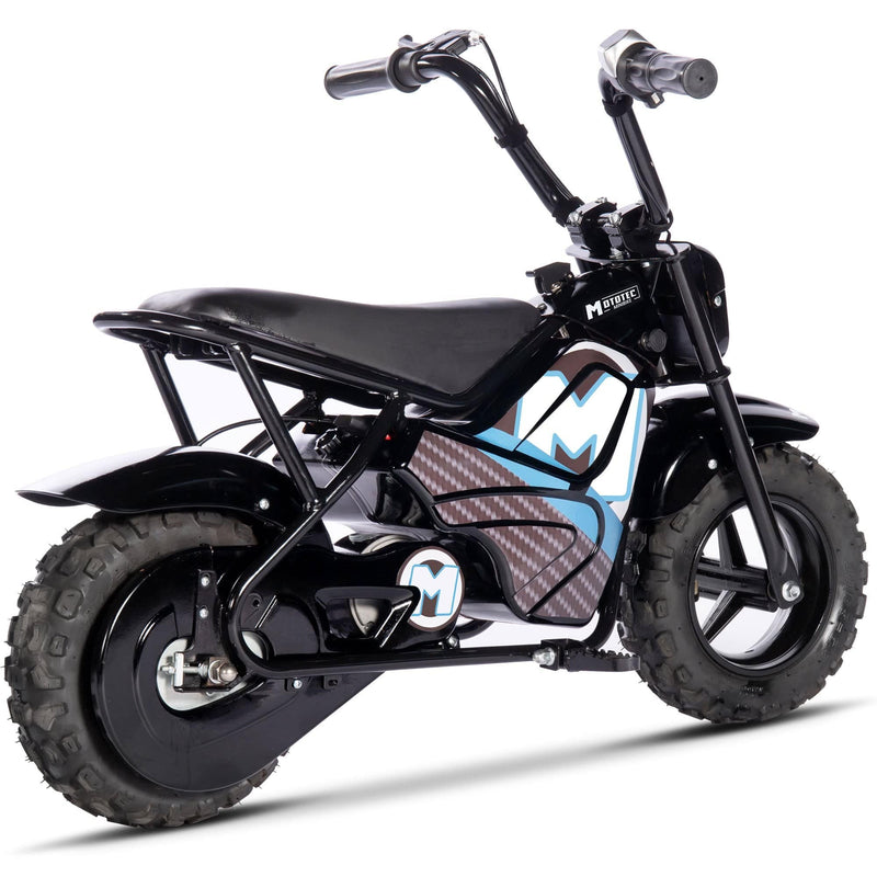 MotoTec 24v 250w Electric Mini Bike Black