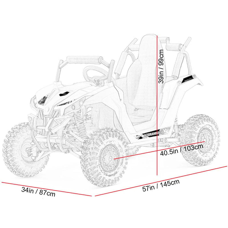 MotoTec Raider Kids UTV 48v 1200w Full Suspension