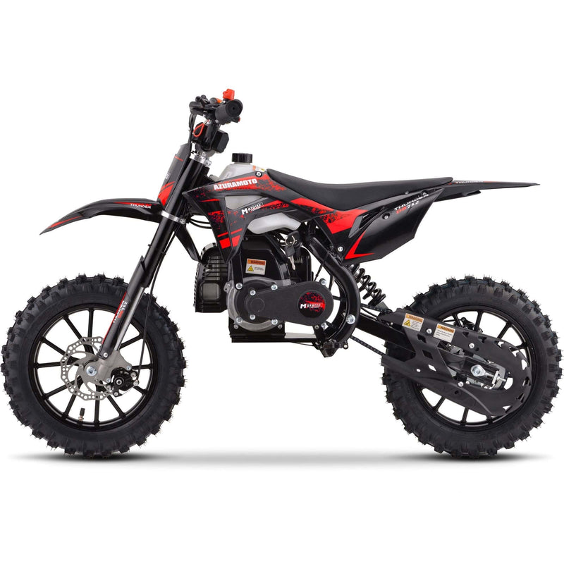 MotoTec Thunder 50cc 2-Stroke Kids Gas Dirt Bike