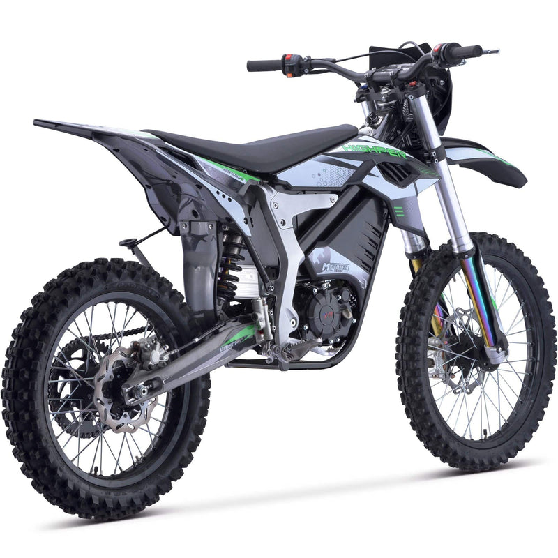 MotoTec Venom 72v 12000w 50ah Electric Dirt Bike White