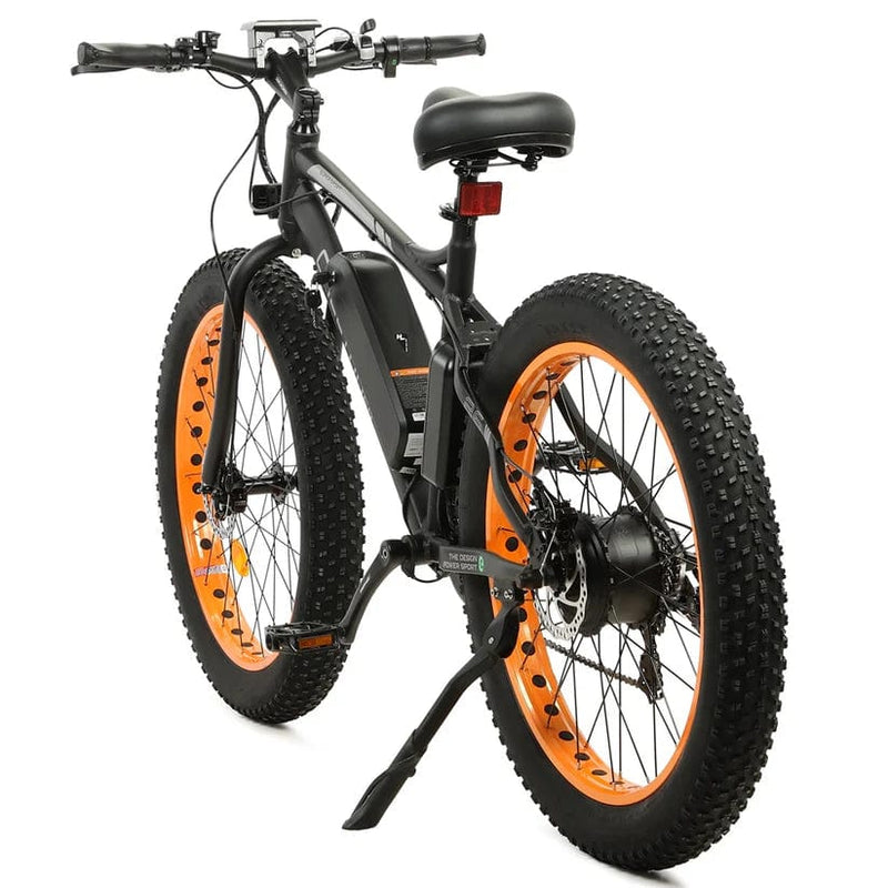 Ecotric Cheetah 26 Fat Tire Beach Snow Electric Bike - Orange