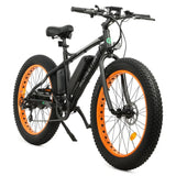 Ecotric Cheetah 26 Fat Tire Beach Snow Electric Bike - Orange