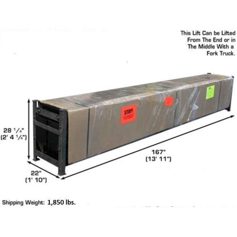 Atlas PRO8000 4 Post Lift + RJ35 Sliding Jacks Combo