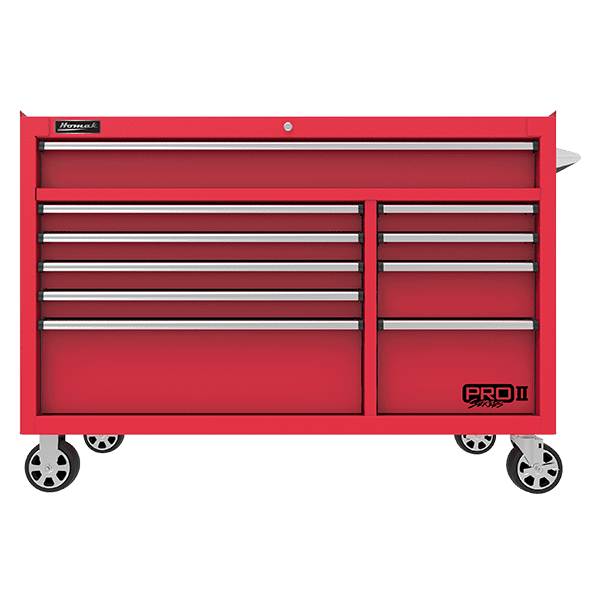 Homak | 54″ Pro II 10-Drawer Roller Cabinet