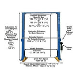 Atlas PV12PX 12,000 lb Overhead 2-Post Lift