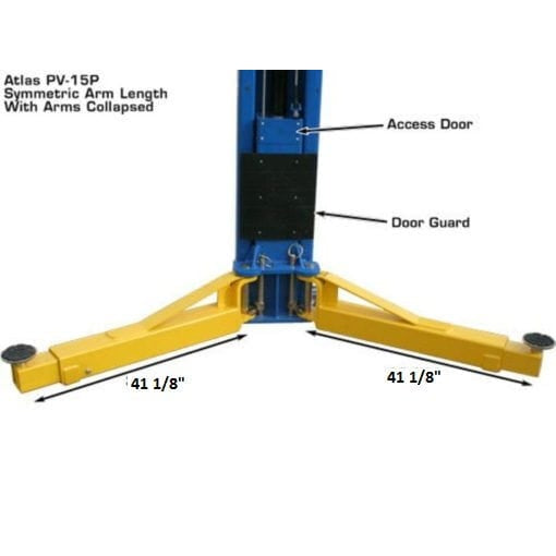 Atlas PV15PX 15,000 lb Overhead 2-Post Lift