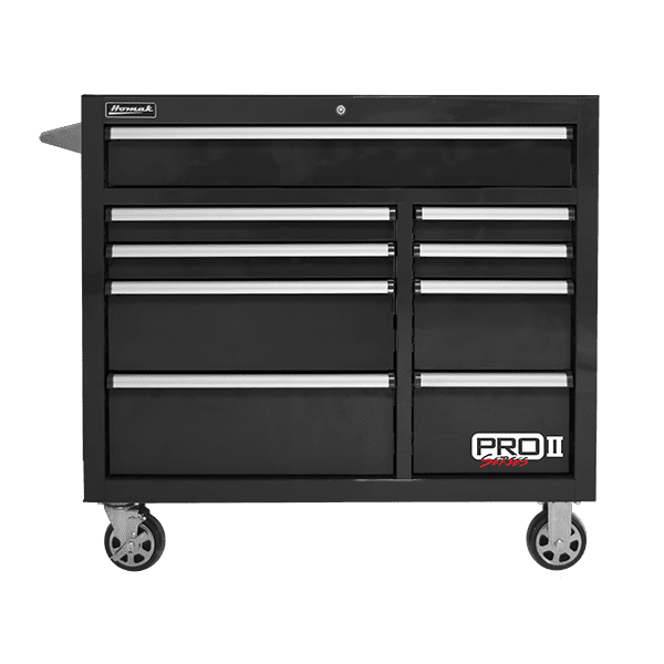 Homak | 41” Pro II Series 9 Drawer Roller Cabinet