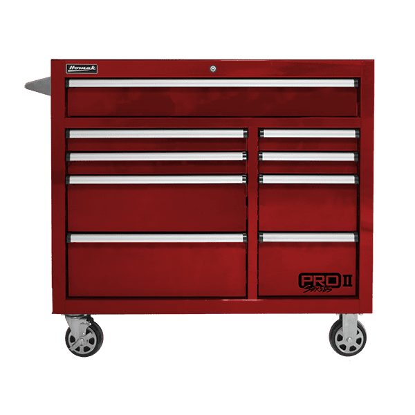 Homak | 41” Pro II Series 9 Drawer Roller Cabinet