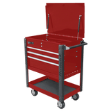 Homak 35" Professional 4 Drawer Service Cart