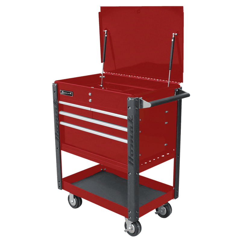 Homak 35" Professional 4 Drawer Service Cart