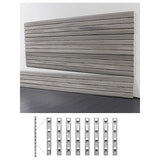 StoreWall | 8′ Standard Duty Slatwall (4 pcs) + Installstrips