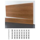 StoreWall | 8′ Standard Duty Slatwall (4 pcs) + Installstrips