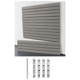 StoreWall | 4′ Standard Duty Slatwall (4 pcs) + Installstrips