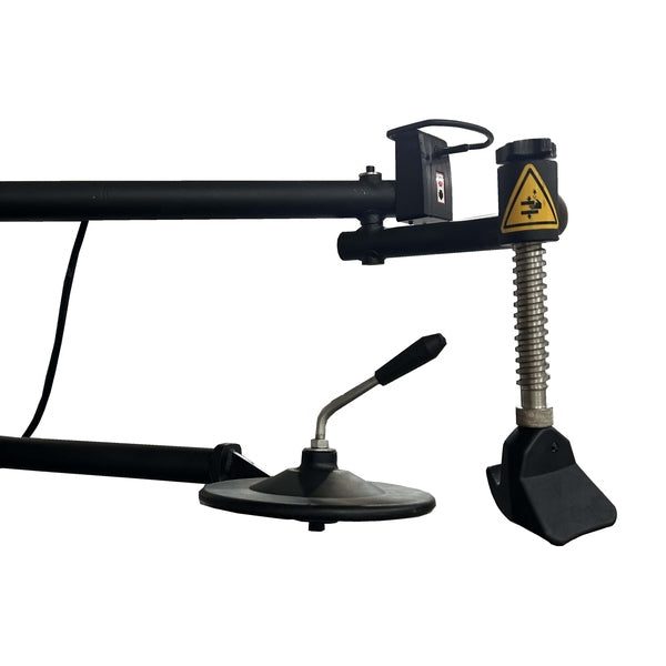 Tuxedo TC-1300 Tire Changer -- Tiltback Press Arm w/ Leverless Demount Tool