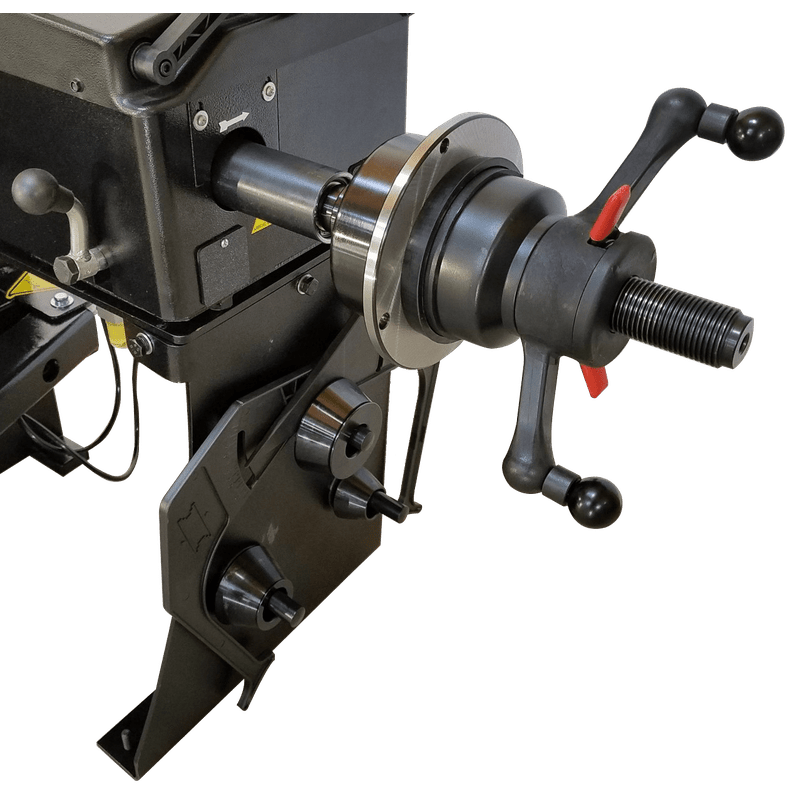 iDEAL Tire Changer & MC Wheel Balancer (Hand Spin) Combo w/ MC Adapter Kit