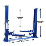 Tuxedo TP12KFX 12,000 lb Two Post Floor Plate Lift