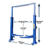 Tuxedo TP15KCX 15,000 lb Heavy Duty Two Post Lift