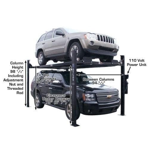 Atlas Garage PRO8000EXT 8,000 lb Extra Tall 4-Post Lift