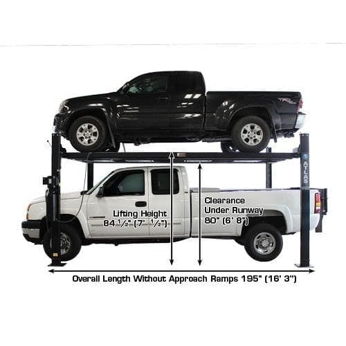 Atlas Garage PRO8000EXT-L 8,000 lb Extra Tall/Extra Long 4-Post Lift