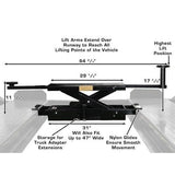 Atlas PRO9000 4 Post Lift + RJ35 Sliding Jacks Combo