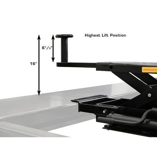 Atlas PRO8000EXT-L 4 Post Lift + RJ35 Sliding Jacks Combo