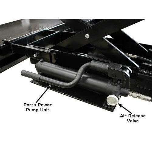 Atlas PRO8000EXT 4 Post Lift + RJ35 Sliding Jacks Combo