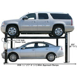 Atlas PRO8000 4 Post Lift + RJ35 Sliding Jacks Combo