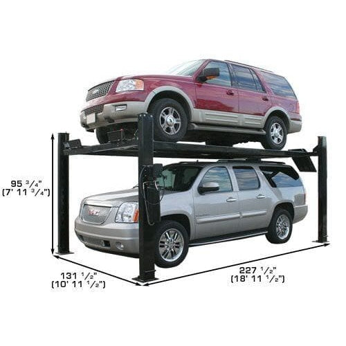 Atlas PRO9000 4 Post Lift + RJ6 Rolling Jacks Combo