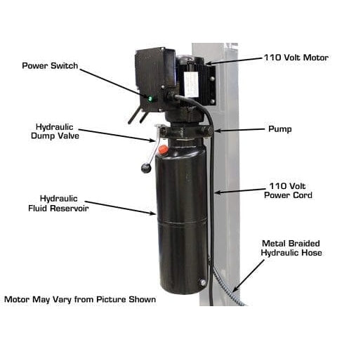 Atlas PRO9000 4 Post Lift + RJ35 Sliding Jacks Combo