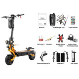 Yume X11 6000W 50MPH Foldable Electric Scooter for Adults