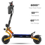 Yume X11 6000W 50MPH Foldable Electric Scooter for Adults