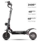 Yume Y10 2400W 40MPH Dual Motor Electric Scooter