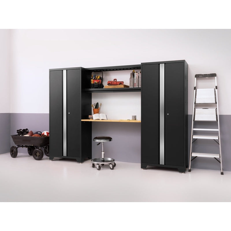 NewAge Bold Series 9 Piece Cabinet Set With Base, Wall Cabinets and 30 in. Lockers