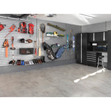 NewAge 120 SQ. FT. PVC Slatwall with 40-Piece Accessory Kit