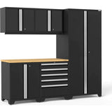 NewAge Pro 3.0 Series 6-Piece Cabinet Set With Tool Drawer, Base, Wall Cabinet and Locker