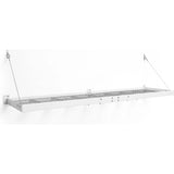 NewAge Pro Series 2 ft. x 8 ft. Wall Mounted Steel Shelf - 2PC