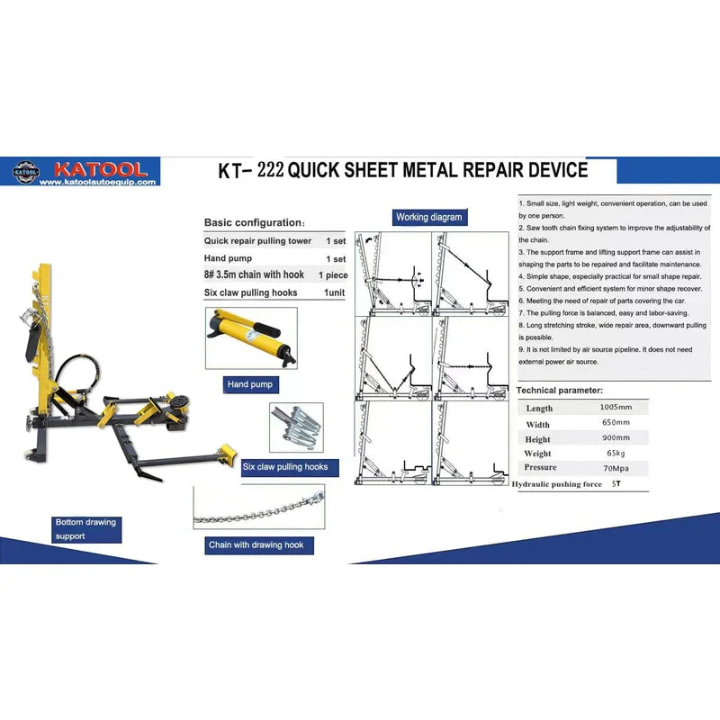 Katool KT-222 Frame Puller Straightener