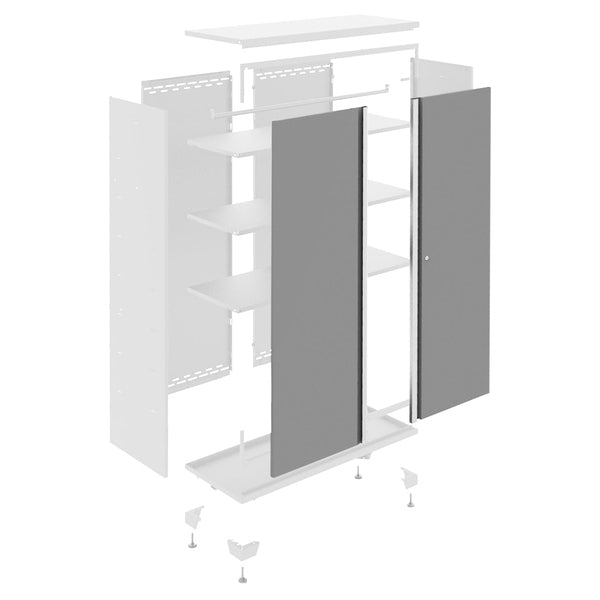 NewAge Bold Series 7 Piece Cabinet Set With 48 in. RTA Locker