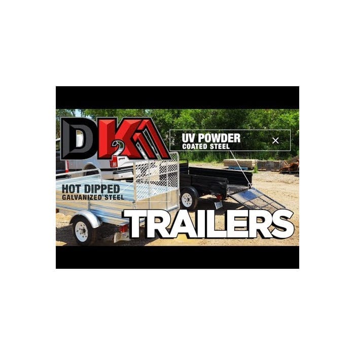 DK2 | MMT5X7-DUG 4.5 ft. x 7.5 ft. Single Axle Multi-Utility Trailer (Drive-Up Gate Included)