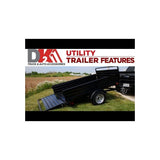 DK2 | MMT5X7 4.5 ft. x 7.5 ft. Single Axle Multi-Utility Trailer