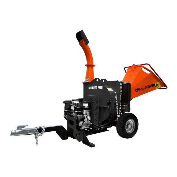 DK2 | OPC505AE 5-Inch 14 HP 429 CC Hydraulic Auto-Feed Electric Start Chipper Shredder