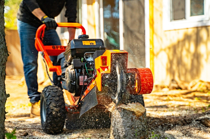 DK2 | OPG888E 14-Inch 14 HP 429 CC Electric Start Stump Grinder