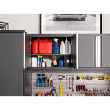 NewAge Pro Series 12 Piece Cabinet Set with Lockers, Tool Drawer Cabinet, and 56 in. Worktop