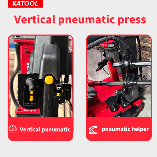 Katool Tire Changer KT-855 Vertical Tire Press Changer Wheel Changer Machine